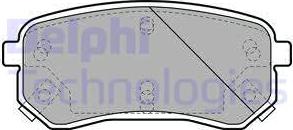 Delphi LP1976 - Brake Pad Set, disc brake parts5.com