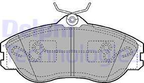 Delphi LP1445 - Σετ τακάκια, δισκόφρενα www.parts5.com