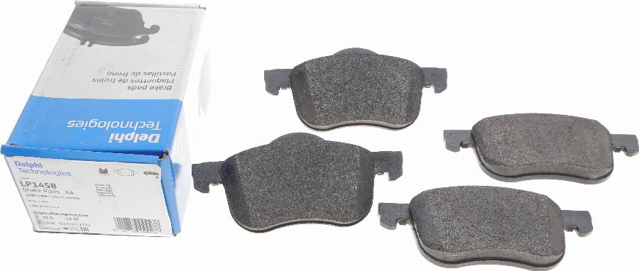 Delphi LP1458 - Brake Pad Set, disc brake www.parts5.com