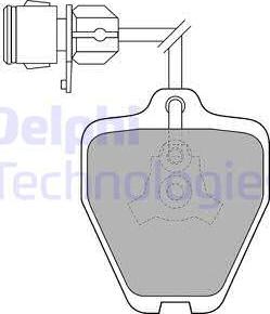 Delphi LP1463 - Sada brzdových platničiek kotúčovej brzdy www.parts5.com