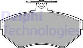 Delphi LP1409 - Brake Pad Set, disc brake parts5.com