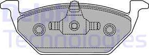 Delphi LP1436 - Brake Pad Set, disc brake www.parts5.com