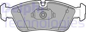 Delphi LP1421 - Brake Pad Set, disc brake www.parts5.com