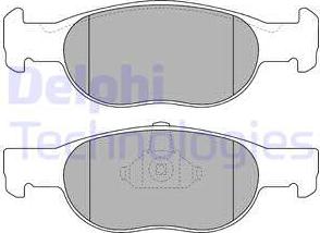 Delphi LP1474 - Set placute frana,frana disc www.parts5.com