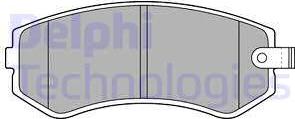 Delphi LP1544 - Set placute frana,frana disc www.parts5.com