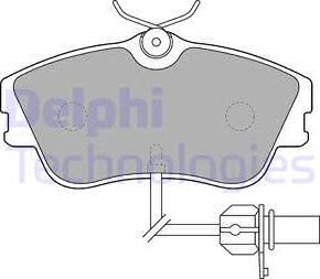 Delphi LP1542 - Set placute frana,frana disc www.parts5.com