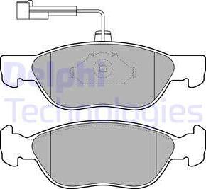 Delphi LP1586 - Set placute frana,frana disc www.parts5.com