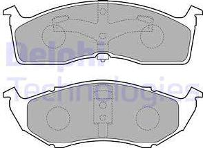 Delphi LP1531 - Set placute frana,frana disc www.parts5.com