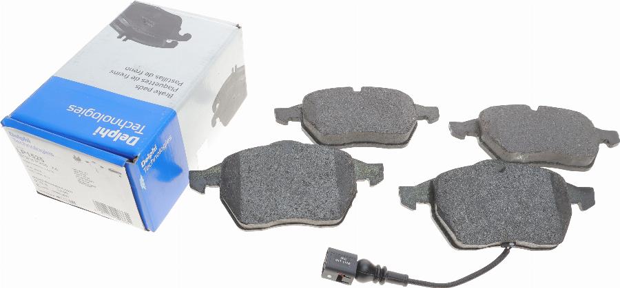 Delphi LP1525 - Brake Pad Set, disc brake www.parts5.com