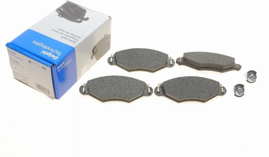 Delphi LP1699 - Brake Pad Set, disc brake www.parts5.com