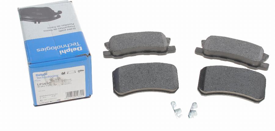 Delphi LP1691 - Brake Pad Set, disc brake www.parts5.com