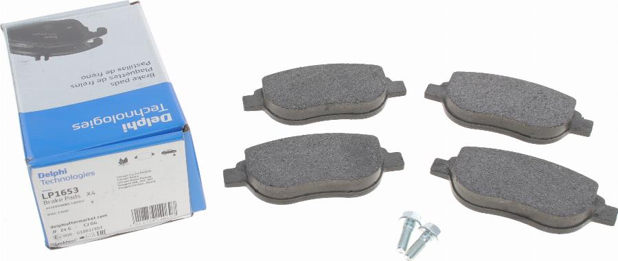 Delphi LP1653 - Brake Pad Set, disc brake www.parts5.com