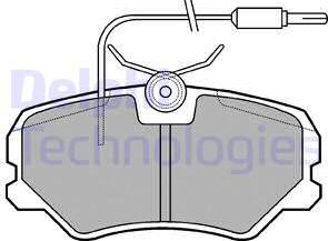 Delphi LP1606 - Set placute frana,frana disc www.parts5.com