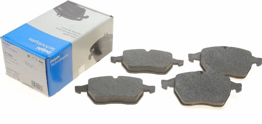 Delphi LP1600 - Brake Pad Set, disc brake www.parts5.com