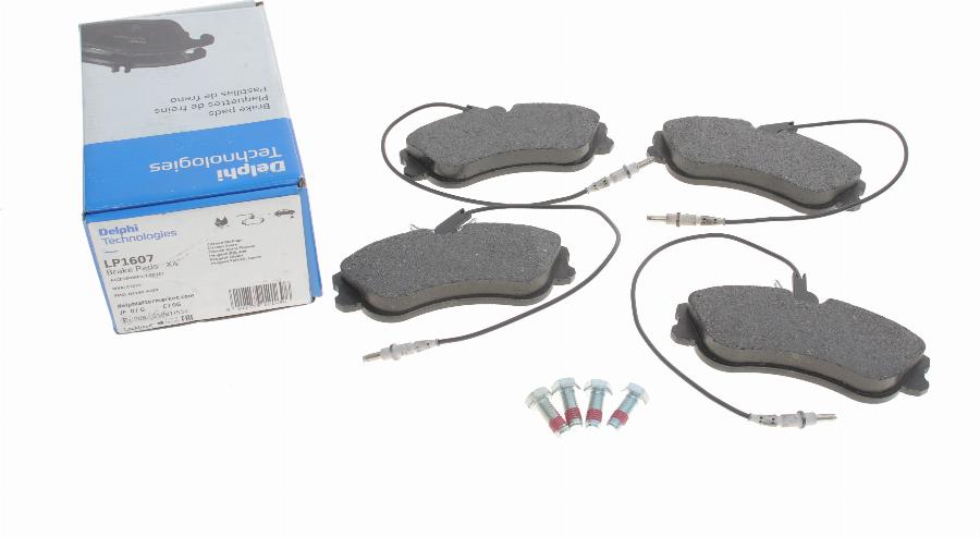 Delphi LP1607 - Brake Pad Set, disc brake www.parts5.com