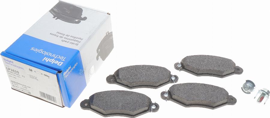 Delphi LP1610 - Brake Pad Set, disc brake www.parts5.com