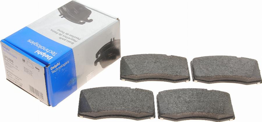 Delphi LP1688 - Brake Pad Set, disc brake www.parts5.com