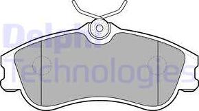 Delphi LP1624 - Brake Pad Set, disc brake www.parts5.com