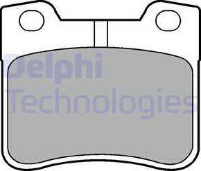 Delphi LP1051 - Fren balata seti, diskli fren parts5.com