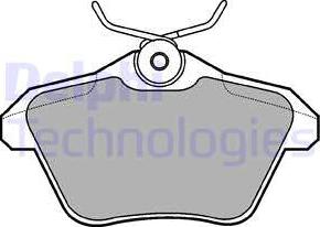 Delphi LP1018 - Brake Pad Set, disc brake www.parts5.com