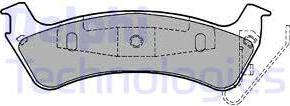 Delphi LP1183 - Brake Pad Set, disc brake www.parts5.com