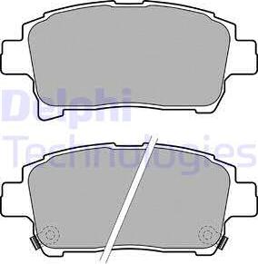 Delphi LP1896 - Set placute frana,frana disc www.parts5.com