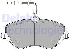 Delphi LP1891 - Brake Pad Set, disc brake www.parts5.com