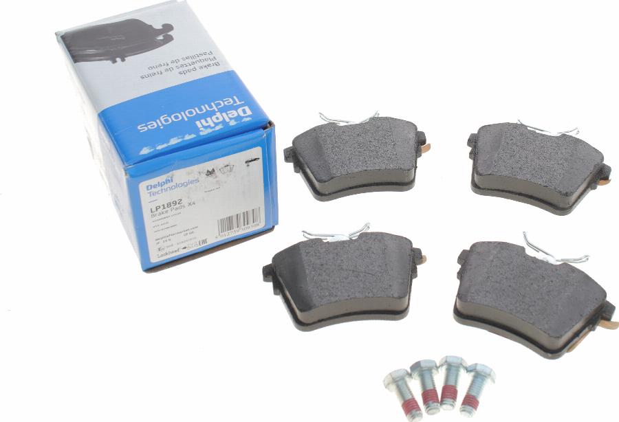 Delphi LP1892 - Brake Pad Set, disc brake www.parts5.com