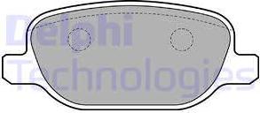 Delphi LP1845 - Brake Pad Set, disc brake www.parts5.com