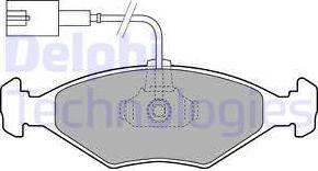 Delphi LP1855 - Set placute frana,frana disc www.parts5.com