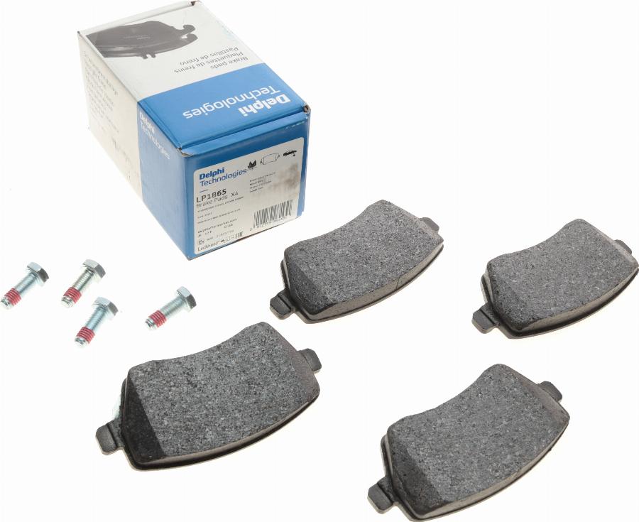 Delphi LP1865 - Brake Pad Set, disc brake www.parts5.com