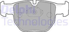 Delphi LP1863 - Brake Pad Set, disc brake parts5.com