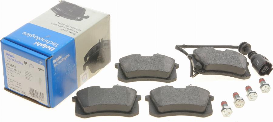 Delphi LP1815 - Brake Pad Set, disc brake www.parts5.com