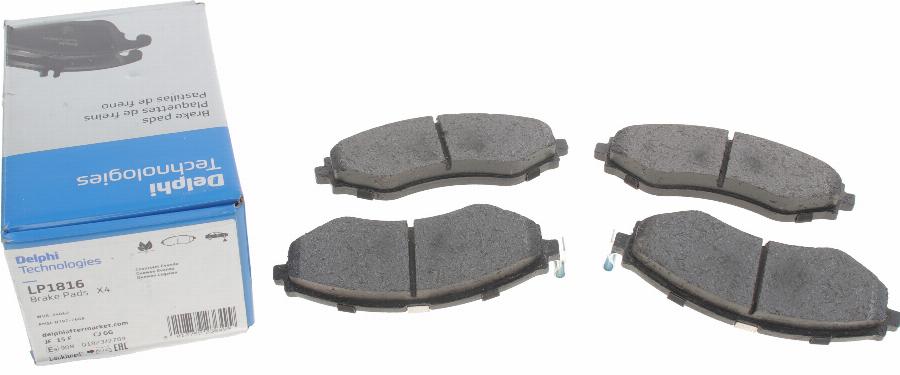 Delphi LP1816 - Brake Pad Set, disc brake www.parts5.com