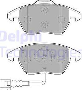 Delphi LP1837 - Komplet pločica, disk-kočnica www.parts5.com