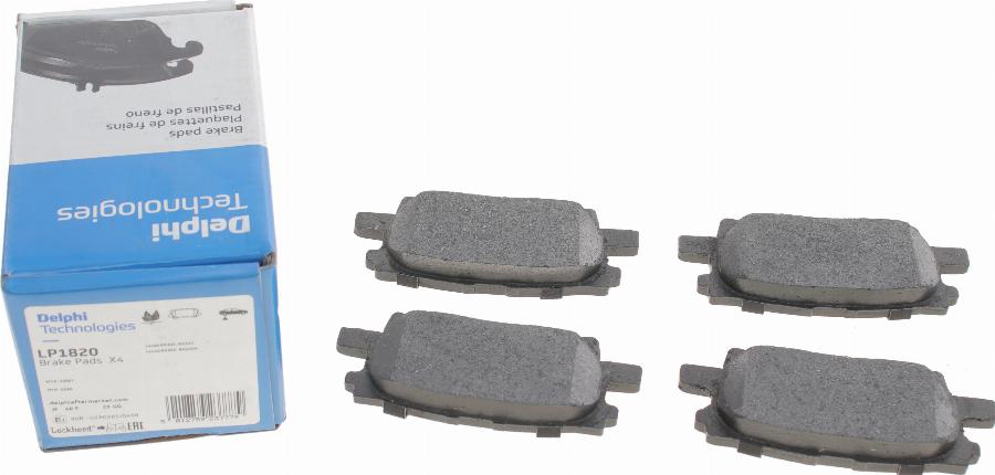 Delphi LP1820 - Brake Pad Set, disc brake www.parts5.com