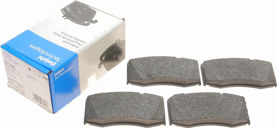 Delphi LP1828 - Brake Pad Set, disc brake www.parts5.com