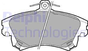 Delphi LP1398 - Set placute frana,frana disc www.parts5.com