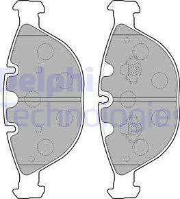 Delphi LP1798 - Brake Pad Set, disc brake www.parts5.com