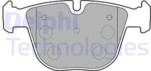 Delphi LP1793 - Комплект спирачно феродо, дискови спирачки www.parts5.com
