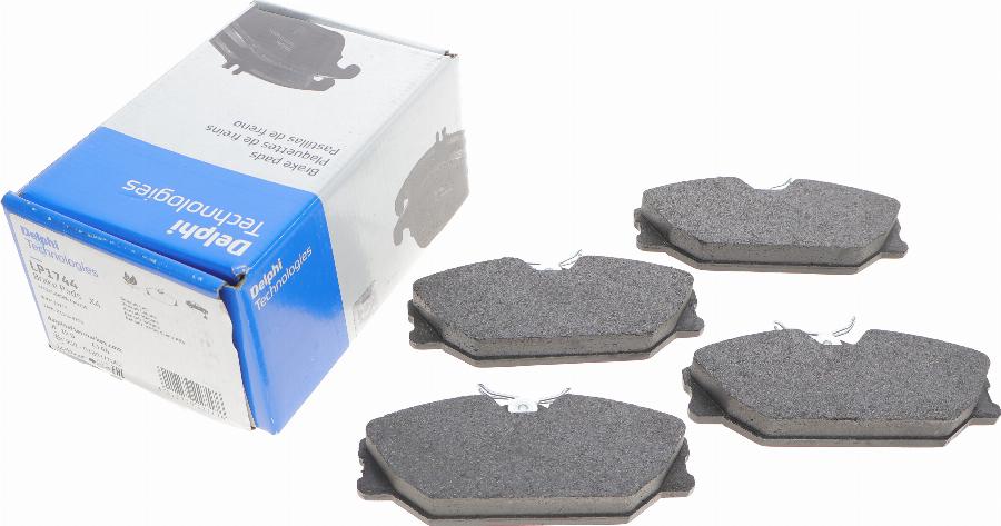 Delphi LP1744 - Brake Pad Set, disc brake www.parts5.com