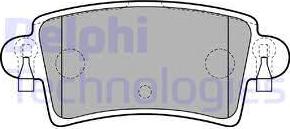 Delphi LP1747 - Brake Pad Set, disc brake www.parts5.com