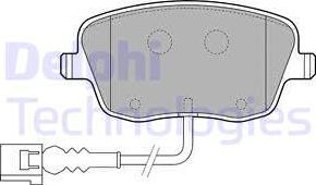 Delphi LP1754 - Set placute frana,frana disc www.parts5.com