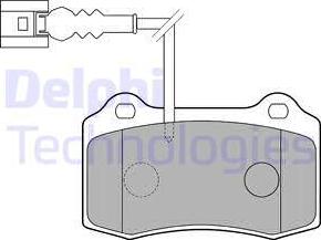 Delphi LP1753 - Brake Pad Set, disc brake www.parts5.com