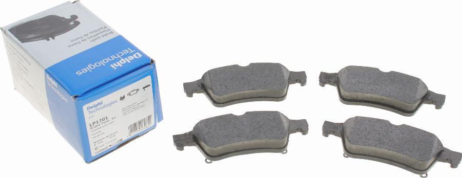 Delphi LP1701 - Brake Pad Set, disc brake parts5.com