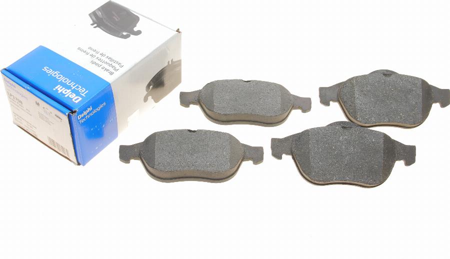 Delphi LP1708 - Brake Pad Set, disc brake www.parts5.com