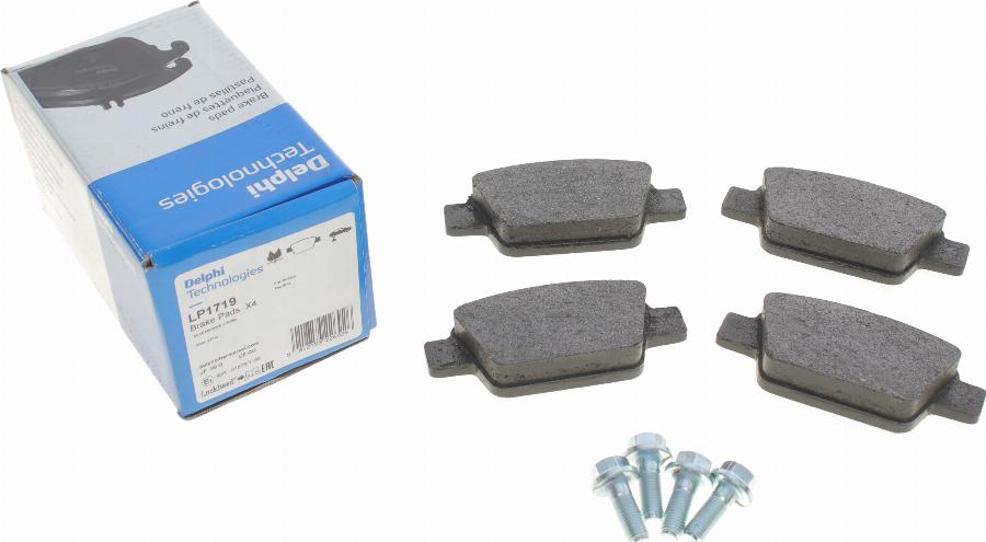 Delphi LP1719 - Brake Pad Set, disc brake parts5.com