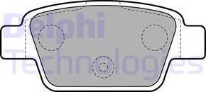 Delphi LP1719 - Brake Pad Set, disc brake parts5.com