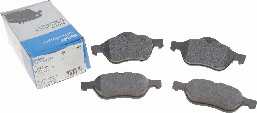 Delphi LP1714 - Brake Pad Set, disc brake www.parts5.com