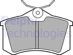 Delphi LP1713 - Brake Pad Set, disc brake www.parts5.com